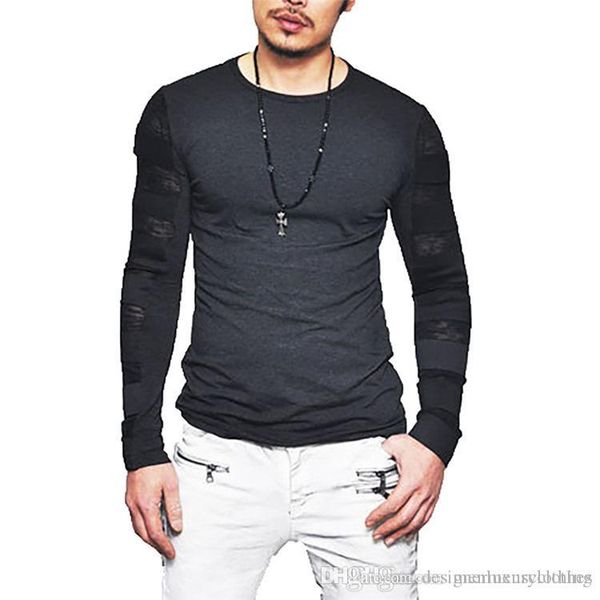 new street мужчина мужчины tshirt с длинными рукавами solid color autumn spring tshirt mesh дизайнер tops tee, White;black
new street мужчина мужчины tshirt с длинными рукавами solid color autumn spring tshirt mesh дизайнер tops tee, White;black