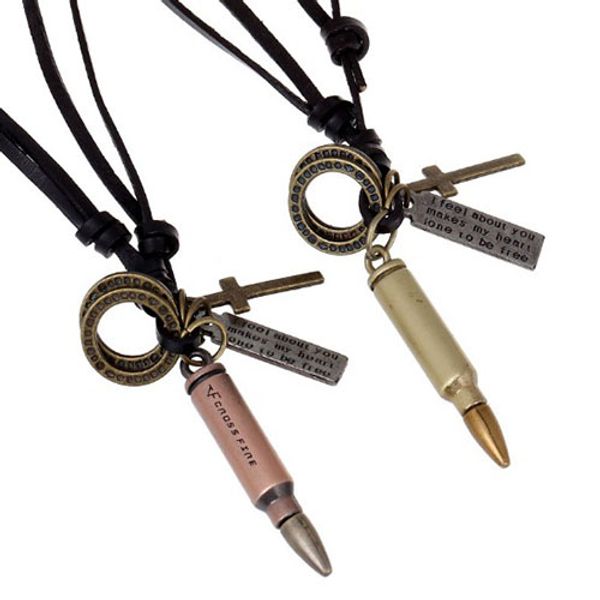 vintage bullet necklace pendant women jewelry friends punk choker gothic leather necklace friendship gift ing, Silver
vintage bullet necklace pendant women jewelry friends punk choker gothic leather necklace friendship gift ing, Silver
