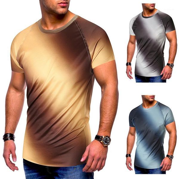 2019 summer fashion o-neck short sleeved street tees hombres gradient mens t shirts, White;black
2019 summer fashion o-neck short sleeved street tees hombres gradient mens t shirts, White;black