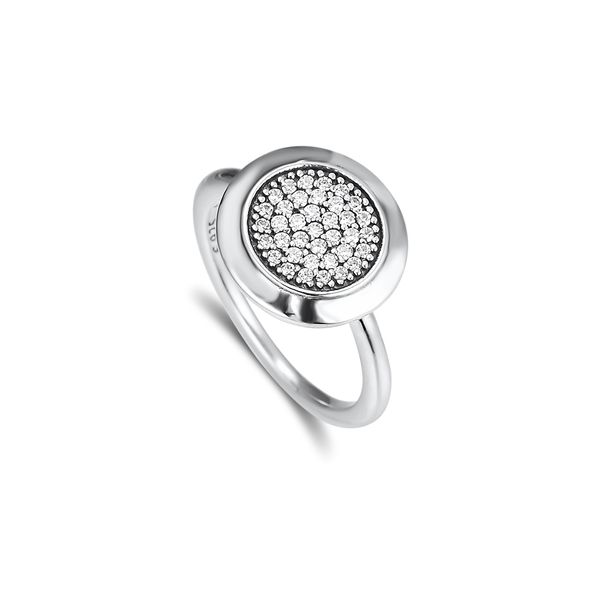 signature rings 100% 925 authentic sterling silver jewelry for women wholesales ing, Golden;silver
