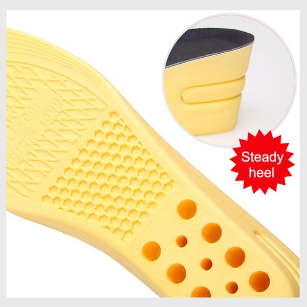 new style 1 pair women men height increase insoles absorption anti-slip arch support, Black
new style 1 pair women men height increase insoles absorption anti-slip arch support, Black