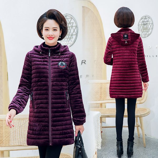 plus size 6xl hooded coat 2019 winter gold velvet jacket women warm cotton padded jacket coat female down parkas thick outwear, Tan;black
plus size 6xl hooded coat 2019 winter gold velvet jacket women warm cotton padded jacket coat female down parkas thick outwear, Tan;black
