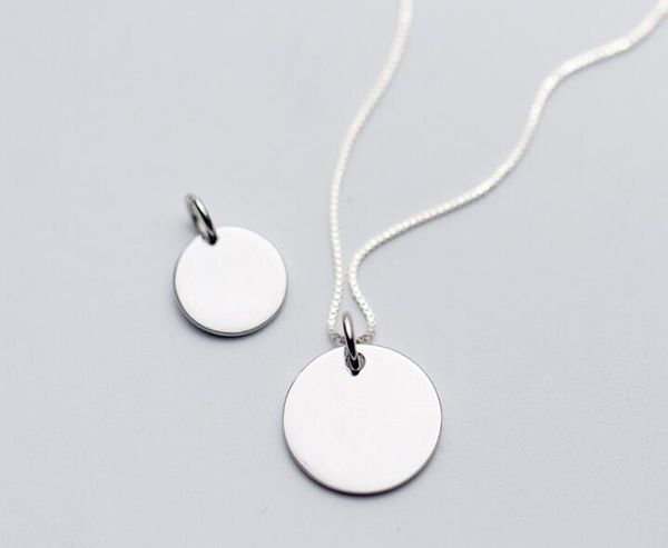100% authentic 925 sterling silverpolished smooth lucky disc coin round geometric pendant necklace tlx1548, Silver
100% authentic 925 sterling silverpolished smooth lucky disc coin round geometric pendant necklace tlx1548, Silver