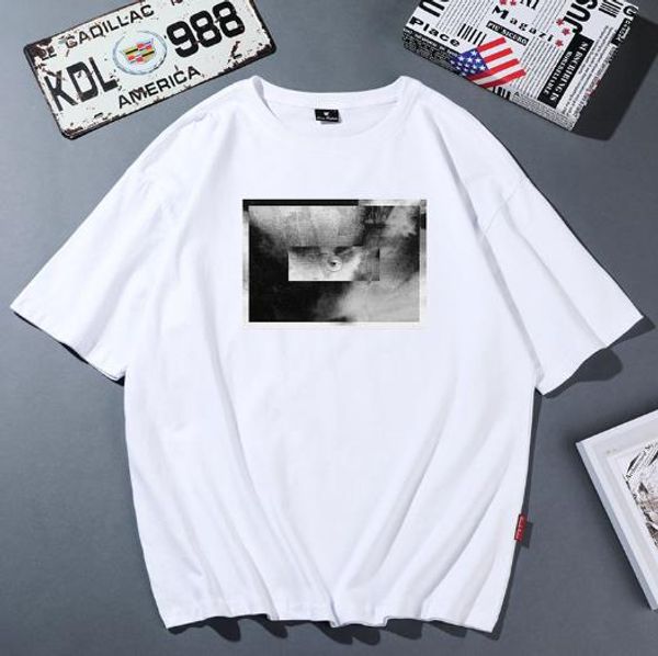 summer korean men's short-sleeved t-shirt plain round collar loose hong kong style multi-color, White;black
summer korean men's short-sleeved t-shirt plain round collar loose hong kong style multi-color, White;black
