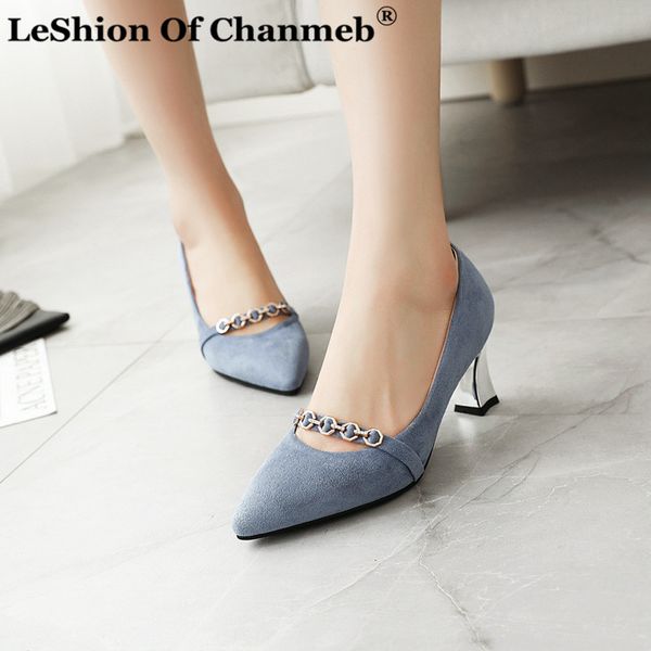 new faux suede shoes women basic pumps woman gold metal chain office ladies work career pumps woman high heels zapatos de mujer, Black
new faux suede shoes women basic pumps woman gold metal chain office ladies work career pumps woman high heels zapatos de mujer, Black