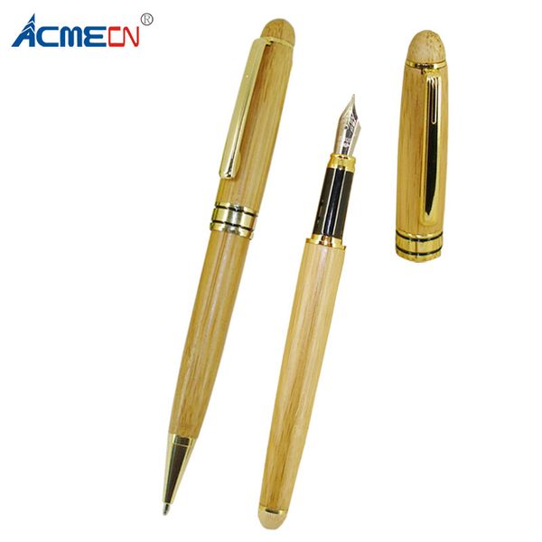 acmecn 2pcs / lot office & school ball pen and fountain pen sets writing stationery natural environmental bamboo ball sets
acmecn 2pcs / lot office & school ball pen and fountain pen sets writing stationery natural environmental bamboo ball sets