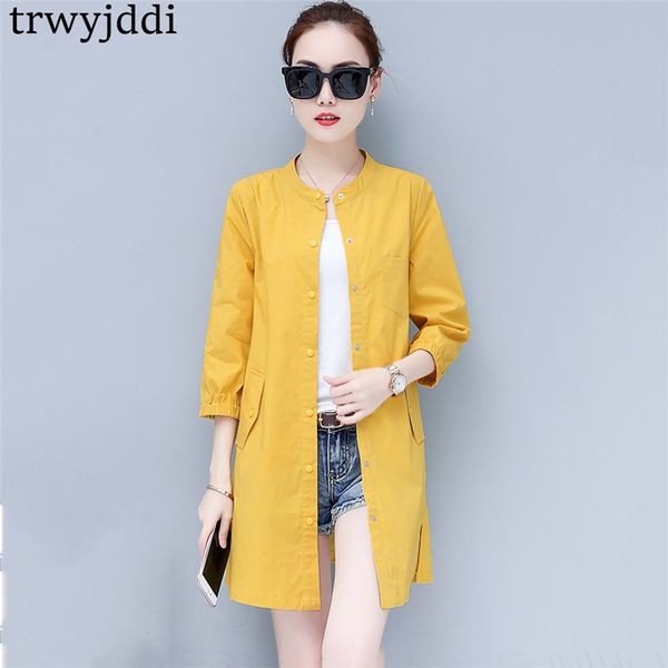 thin coat female long casual loose trench coats 2019 new spring plus sizes women korean summer slim cardigans outerwears hl446, Tan;black
thin coat female long casual loose trench coats 2019 new spring plus sizes women korean summer slim cardigans outerwears hl446, Tan;black