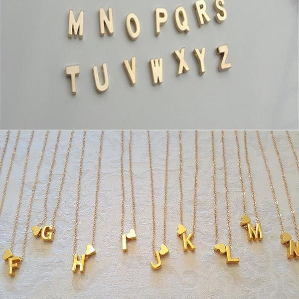 new fashion alphabet a-z initial letter name love heart chain necklace charm jewelry gold silver color letter chain love gift miedj
new fashion alphabet a-z initial letter name love heart chain necklace charm jewelry gold silver color letter chain love gift miedj