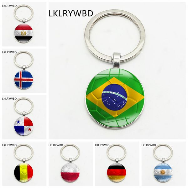 lklrywbd / 32 strong flag football key ring pendant convex round glass key ring world cup football chain gift custom, Silver
lklrywbd / 32 strong flag football key ring pendant convex round glass key ring world cup football chain gift custom, Silver