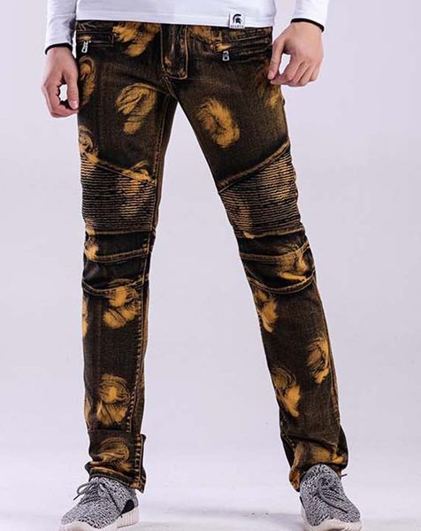 mens skinny jeans vintage jeans denim knee holes hiphop pant washed high quality, Blue
mens skinny jeans vintage jeans denim knee holes hiphop pant washed high quality, Blue