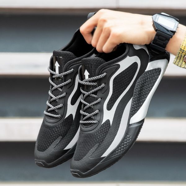 fashion men shoes super light lace-up exercise sneakers popular man shoes breathable male trainers chaussure homme big size39-46 cx200624, Black
fashion men shoes super light lace-up exercise sneakers popular man shoes breathable male trainers chaussure homme big size39-46 cx200624, Black