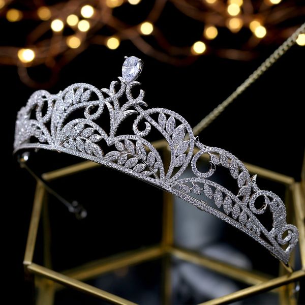 new elegant princess tiara wedding tiaras de noiva bridal crowns bride hair accessories, Silver
new elegant princess tiara wedding tiaras de noiva bridal crowns bride hair accessories, Silver