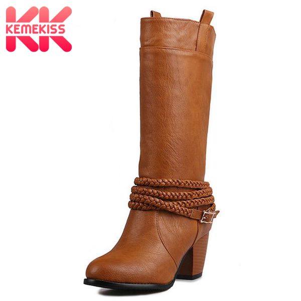 kemekiss plush size 32-47 women high heel boots half short woman boots thick heels metal buckle fashion short winter, Black
kemekiss plush size 32-47 women high heel boots half short woman boots thick heels metal buckle fashion short winter, Black