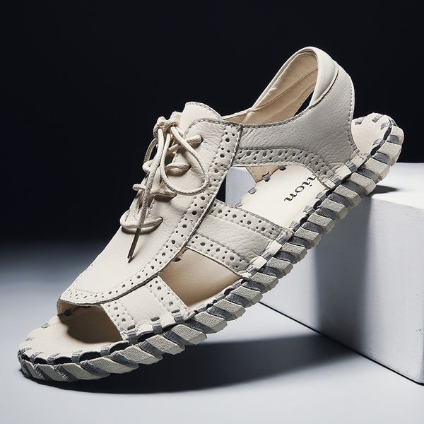 mens sandals shoes genuine leather sandals summer men shoes beach breathable buckle gladiator for men zapatillas hombre, Black
mens sandals shoes genuine leather sandals summer men shoes beach breathable buckle gladiator for men zapatillas hombre, Black