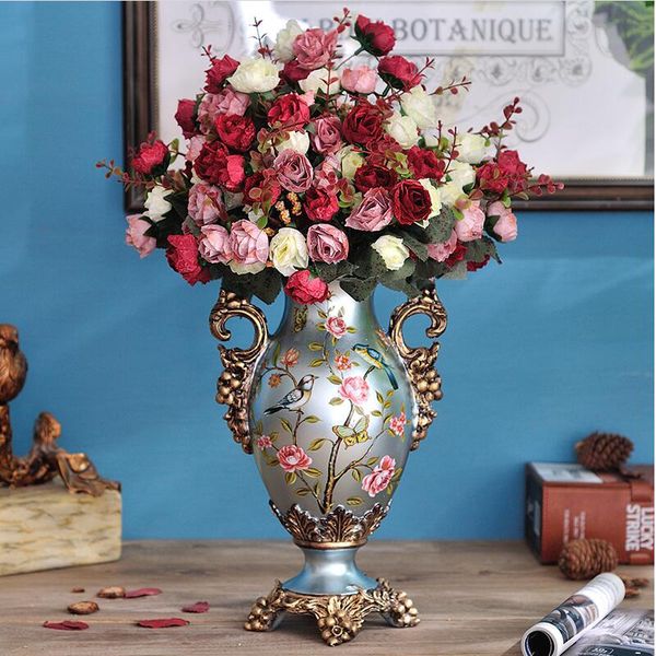 luxury europe classical handicraft resin vase figurines livingroom table ceramic vase ornament home furnishing crafts decoration
luxury europe classical handicraft resin vase figurines livingroom table ceramic vase ornament home furnishing crafts decoration