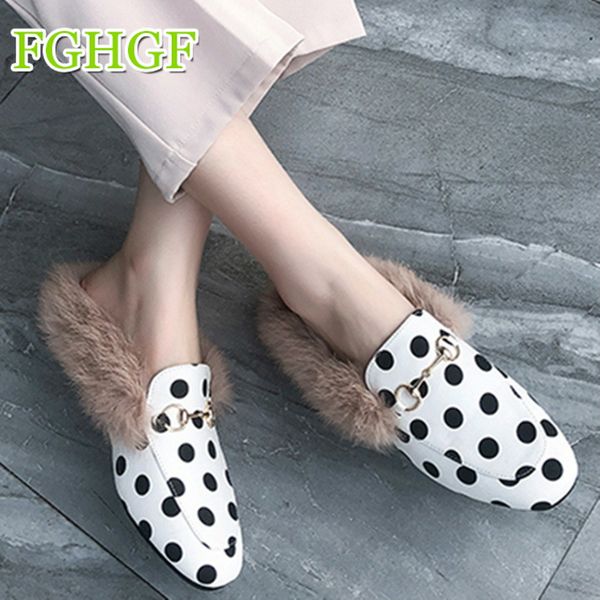 winter women fashion fur home slippers ladies house flat polka dot slippers indoor bedroom shoes trendy shoes 2018 female, Black
winter women fashion fur home slippers ladies house flat polka dot slippers indoor bedroom shoes trendy shoes 2018 female, Black