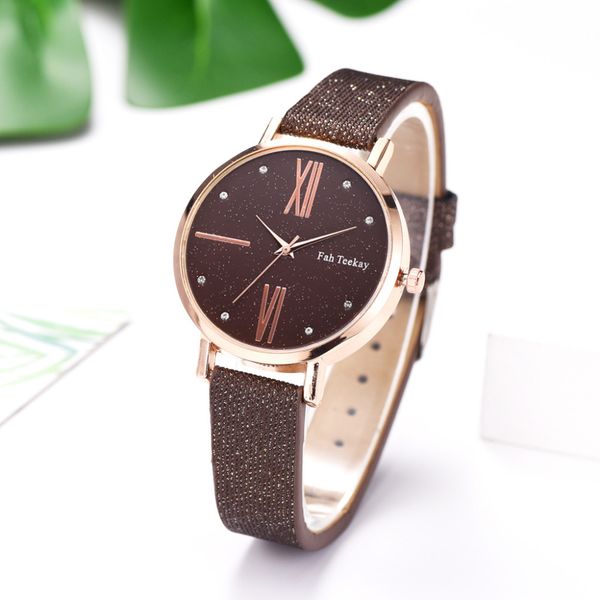 women watches casual roman numeral diamond bracelet watch relogio leather ladies quartz wristwatch clock gift xb40, Slivery;brown
women watches casual roman numeral diamond bracelet watch relogio leather ladies quartz wristwatch clock gift xb40, Slivery;brown