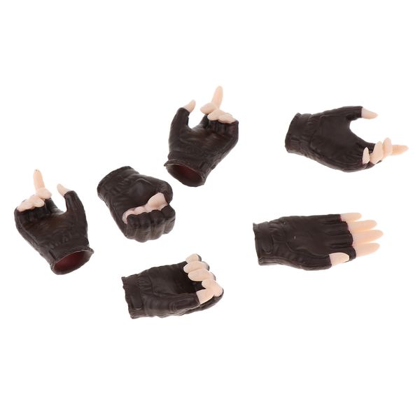 3 pairs 1/6 gripping hands for 12" ht tc ttl ph female figures body parts