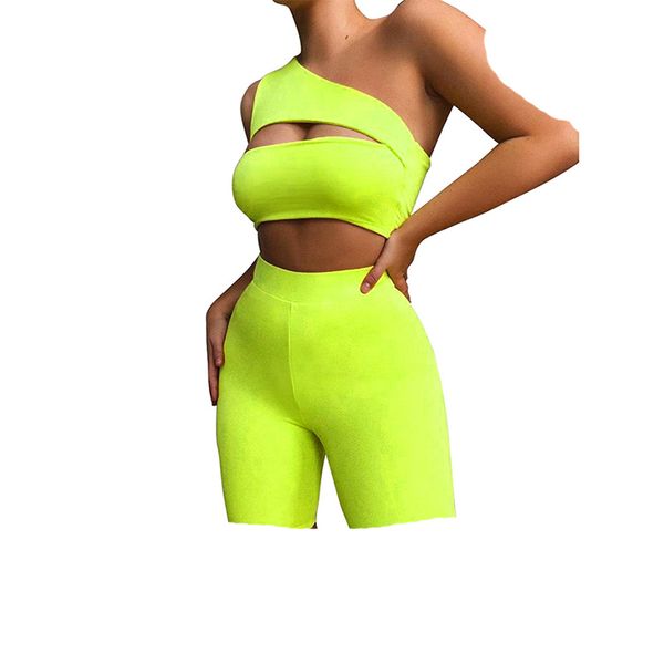 2019 summer women neon color two pieces set off shoulder hollow out crop elastic high waist shorts outfit tracksuit, Gray
2019 summer women neon color two pieces set off shoulder hollow out crop elastic high waist shorts outfit tracksuit, Gray