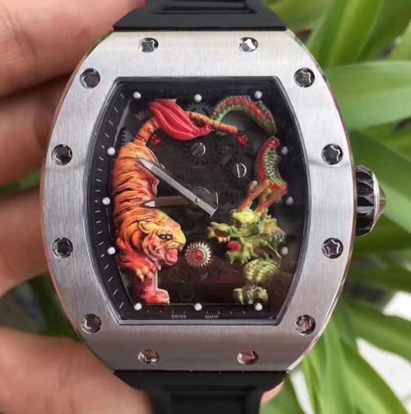 Automatic men luxury wi brand watch black rubber trap titanium tainle tiger dragon dial waterproof limited edition men wri twatche
Automatic men luxury wi brand watch black rubber trap titanium tainle tiger dragon dial waterproof limited edition men wri twatche