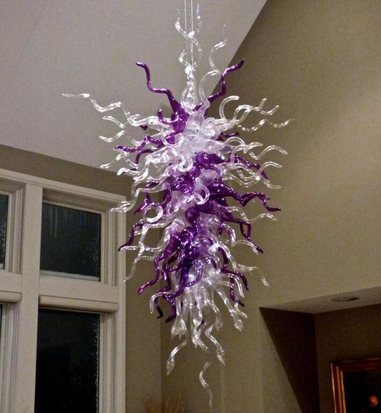 lamp elegant art glass lamps 110/220v ac led stylish purple and clear modern lighting fixture chandeliers
lamp elegant art glass lamps 110/220v ac led stylish purple and clear modern lighting fixture chandeliers
