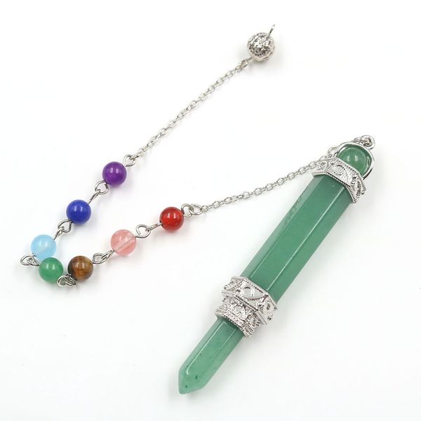 wholesale 5 pcs silver plated layer hexagon column natural green aventurine pendant link chain fashion jewelry
wholesale 5 pcs silver plated layer hexagon column natural green aventurine pendant link chain fashion jewelry