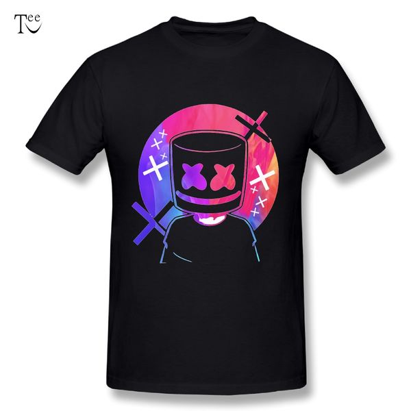 модные мужчины marshmello tee shirt удобная футболка nice майка top дизайн tee nice с короткими рукавами, White;black 
модные мужчины marshmello tee shirt удобная футболка nice майка top дизайн tee nice с короткими рукавами, White;black
