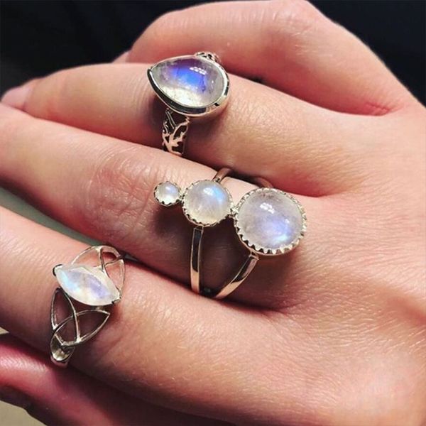 3 pcs/set boho fashion rhinestone crystal knuckle rings set beach opal rings for party wedding jewelry r0153, Silver
3 pcs/set boho fashion rhinestone crystal knuckle rings set beach opal rings for party wedding jewelry r0153, Silver