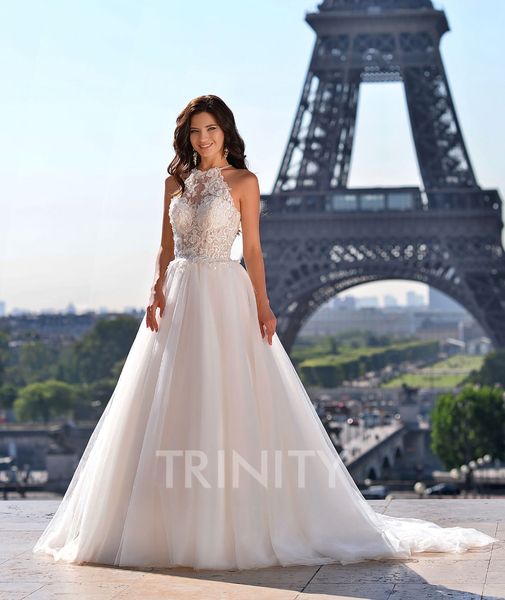beauty ivory tulle halter applique beads a-line wedding dresses bridal pageant dresses wedding attire dresses custom size 2-18 kf1228317, White
beauty ivory tulle halter applique beads a-line wedding dresses bridal pageant dresses wedding attire dresses custom size 2-18 kf1228317, White
