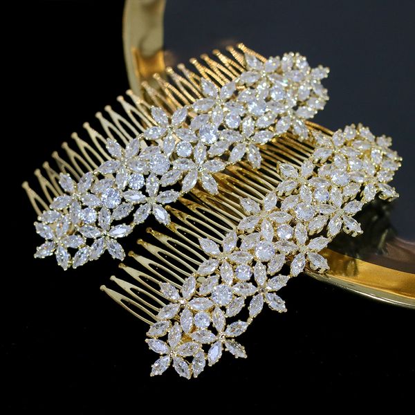 luxury bride girl side comb comb zirconia headdress jewelry wedding hair accessories dinner accessories bride hair, Silver
luxury bride girl side comb comb zirconia headdress jewelry wedding hair accessories dinner accessories bride hair, Silver
