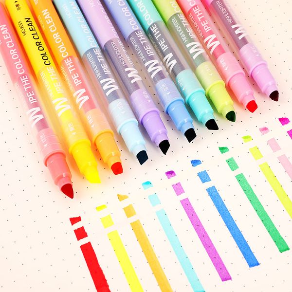 double head erasable highlighter pen pastel markers fluorescent pen highlighters pen drawing art supplies, Black;red
double head erasable highlighter pen pastel markers fluorescent pen highlighters pen drawing art supplies, Black;red