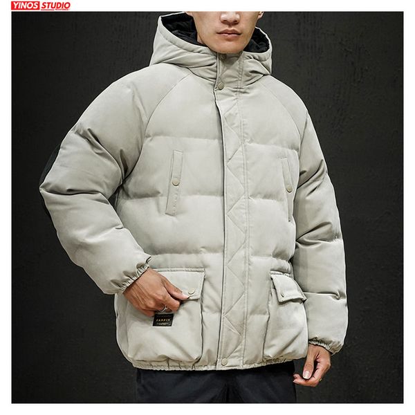 men's jackets drop 2021 thicken solid cargo jacket winter warming hooded cotton coats male outwear patchwork bread parkas, Black;brown
men's jackets drop 2021 thicken solid cargo jacket winter warming hooded cotton coats male outwear patchwork bread parkas, Black;brown