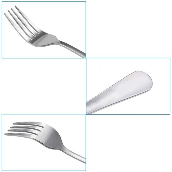 10 pcs fork table stainless steel steak fork forks cutlery dinner table, fruit salad, steak-18.5cm total length forks
10 pcs fork table stainless steel steak fork forks cutlery dinner table, fruit salad, steak-18.5cm total length forks