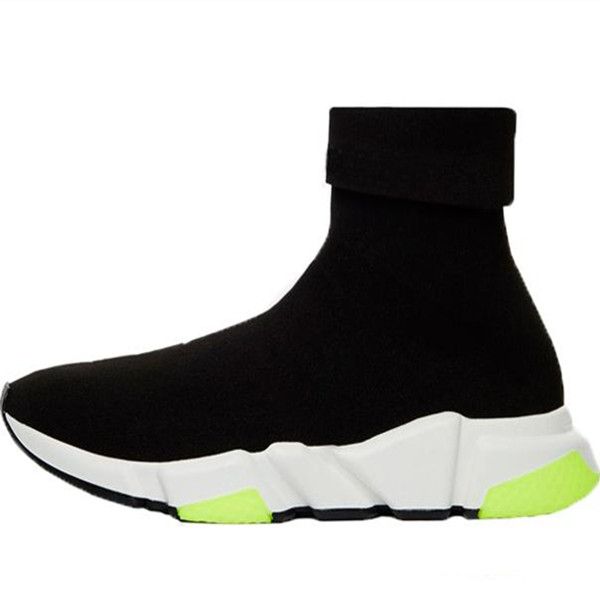 triple black green shoes speed trainer oreo flat fashion socks boots men women sneakers with box dust bag size 5-11.5
triple black green shoes speed trainer oreo flat fashion socks boots men women sneakers with box dust bag size 5-11.5