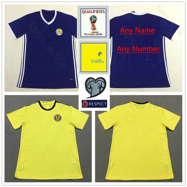 2018 National Team Scotland Jerseys 39 QSTURM 8 BROWN 11 RITCHIE 13 FORREST Custom Home Blue Away Yellow Soccer Football Shirt
2018 National Team Scotland Jerseys 39 QSTURM 8 BROWN 11 RITCHIE 13 FORREST Custom Home Blue Away Yellow Soccer Football Shirt