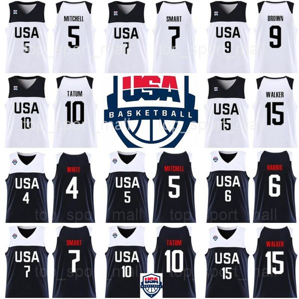 world cup 2019 dream team usa 6 joe harris 7 marcus smart 8 harrison barnes 11 mason plumlee myles turner khris middleton basketball jerseys, Black;red
world cup 2019 dream team usa 6 joe harris 7 marcus smart 8 harrison barnes 11 mason plumlee myles turner khris middleton basketball jerseys, Black;red
