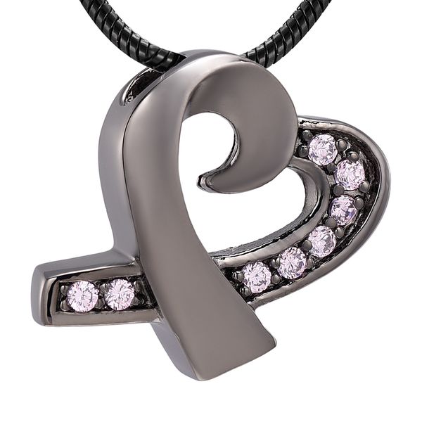 lkj8387 gun color ribbon shape cool men cremation necklace clear crystals inlay fashion jewelry stainless steel memorial urn locket, Silver
lkj8387 gun color ribbon shape cool men cremation necklace clear crystals inlay fashion jewelry stainless steel memorial urn locket, Silver