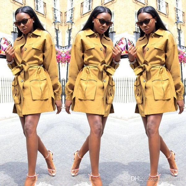 женщины дизайнер плащи мода однобортный нагрудные шея свободные пальто с поясами женская одежда, Tan;black
женщины дизайнер плащи мода однобортный нагрудные шея свободные пальто с поясами женская одежда, Tan;black