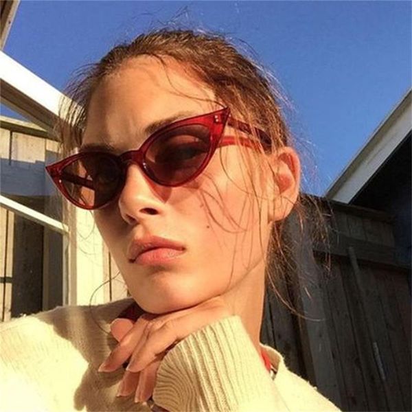 women small cat eye sunglasses 2018 vintage men designer red shades tinted sun glasses thin frame fashion eyewear uv400, White;black
women small cat eye sunglasses 2018 vintage men designer red shades tinted sun glasses thin frame fashion eyewear uv400, White;black