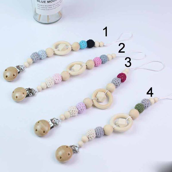 new pacifier clip chain baby infant soothie accessories crochet wooden beads prevent drop paci holder clips teether shower toy
new pacifier clip chain baby infant soothie accessories crochet wooden beads prevent drop paci holder clips teether shower toy