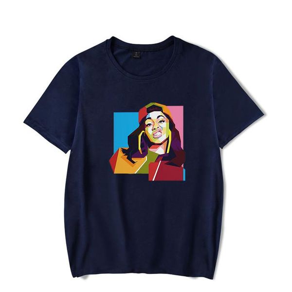 short sleeve fashion clothing cardi b female rapper peripheral tshirt multicolor optional variety styles crew neck, White
short sleeve fashion clothing cardi b female rapper peripheral tshirt multicolor optional variety styles crew neck, White
