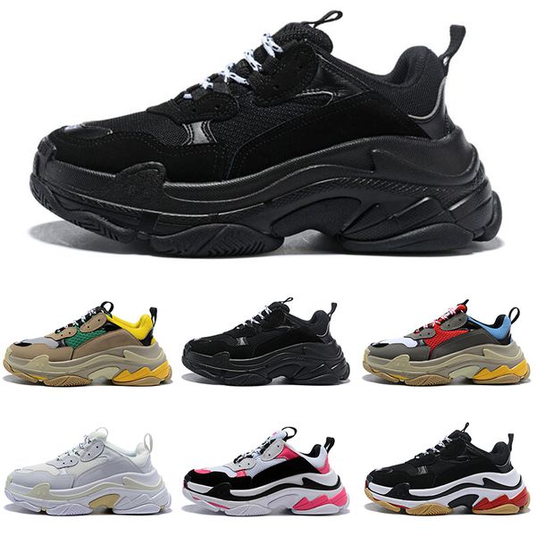 with socks men women sneakers paris platform luxury vintage old grandpa designer lace-up casual shoes triple-s jogging sports trainers, White;red
with socks men women sneakers paris platform luxury vintage old grandpa designer lace-up casual shoes triple-s jogging sports trainers, White;red