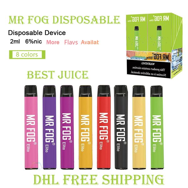 MR FOG Elite Disposable Device Pod Starter Kit 420mAh Battery 2.0ml Cartridge Vape Pen PK Puff Bar Plus Helix bar
MR FOG Elite Disposable Device Pod Starter Kit 420mAh Battery 2.0ml Cartridge Vape Pen PK Puff Bar Plus Helix bar