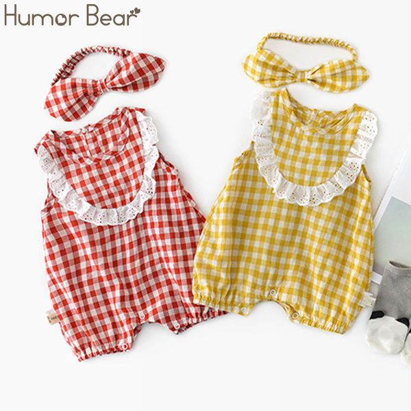 humor bear 2020 summer baby clothes brand new fashion cute plaid prints kids clothing+ headband toddler girl rompers clothing, Blue
humor bear 2020 summer baby clothes brand new fashion cute plaid prints kids clothing+ headband toddler girl rompers clothing, Blue