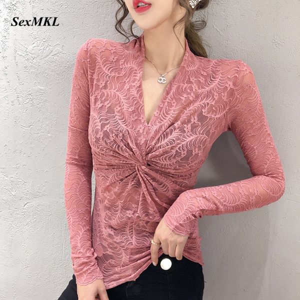 women's blouses & shirts women v neck lace 2021 elegant transparent long sleeve ladies korean style clothing hollow out basic white bl
women's blouses & shirts women v neck lace 2021 elegant transparent long sleeve ladies korean style clothing hollow out basic white bl