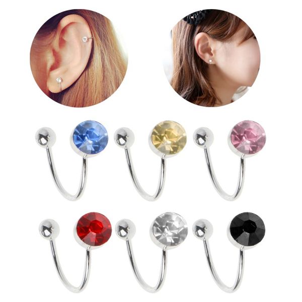 cz stone clip on earring crystal ear cuff non-piercing ear clip fashion jewelry, Silver
cz stone clip on earring crystal ear cuff non-piercing ear clip fashion jewelry, Silver