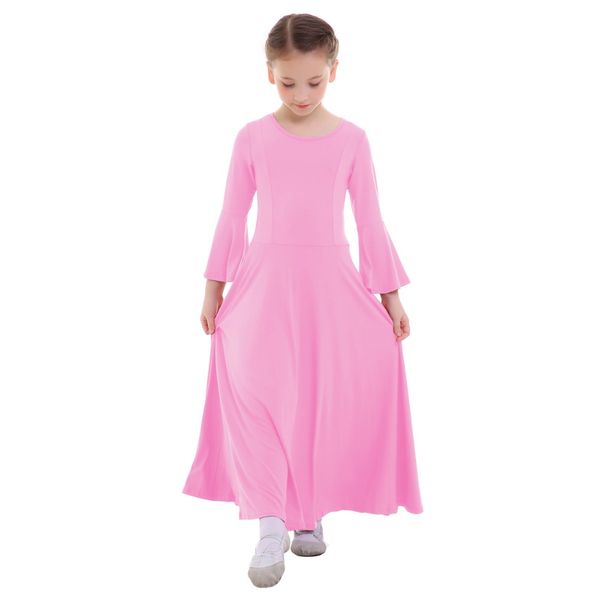 2019 new kids children plain praise dress for girls bell sleeve liturgical dance wear loose fit pleated swing ballet dress girls, Black;red
2019 new kids children plain praise dress for girls bell sleeve liturgical dance wear loose fit pleated swing ballet dress girls, Black;red