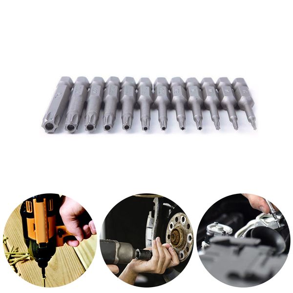 new 50mm screwdriver bit set 12pcs security tamper proof magnetic screw driver bits professional hex torx flat head hand tools
new 50mm screwdriver bit set 12pcs security tamper proof magnetic screw driver bits professional hex torx flat head hand tools