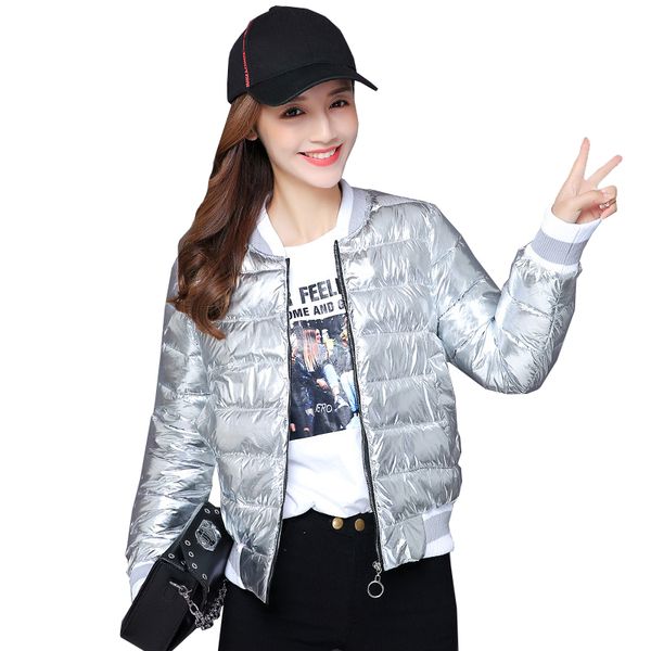 autumn women bright sliver bomber jacket 2018 female winter new fashion purple golden slim cotton padded quilted coats feminine, Tan;black
autumn women bright sliver bomber jacket 2018 female winter new fashion purple golden slim cotton padded quilted coats feminine, Tan;black