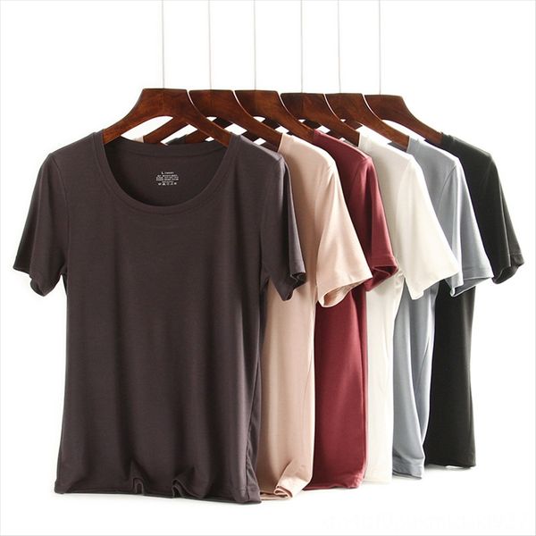 2020 women's shirt 60s lanjing modal short-sleeved t-shirt casual solid color women's high-end fabric short-sleeved women, White
2020 women's shirt 60s lanjing modal short-sleeved t-shirt casual solid color women's high-end fabric short-sleeved women, White